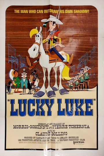 Affiche ancienne originale américaine du film Lucky Luke-posterissim