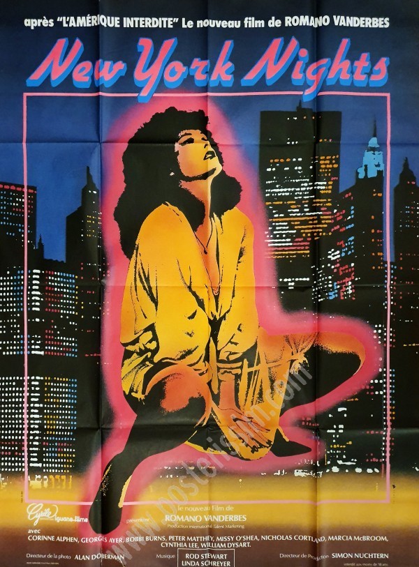 Affiche ancienne originale New York Nights-posterissim