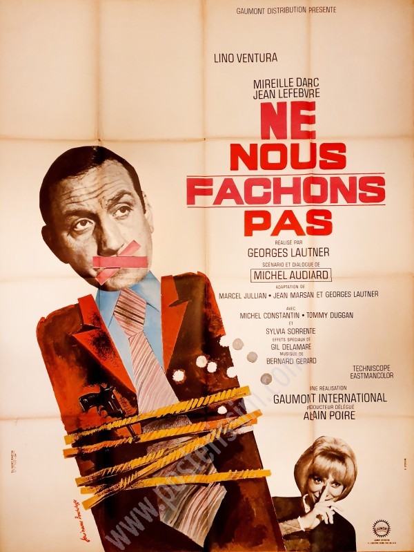 Affiche ancienne originale Ne nous fâchons pas-posterissim