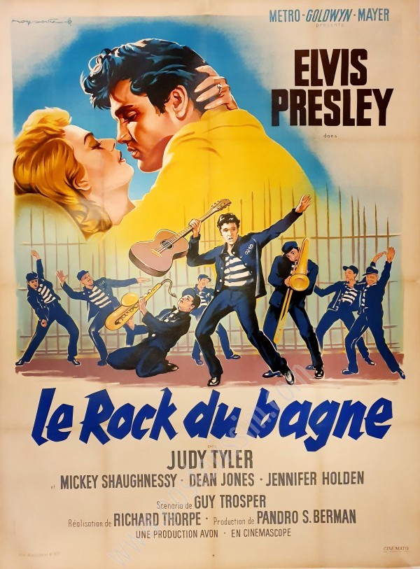 Affiche ancienne originale Le Rock du bagne-posterissim