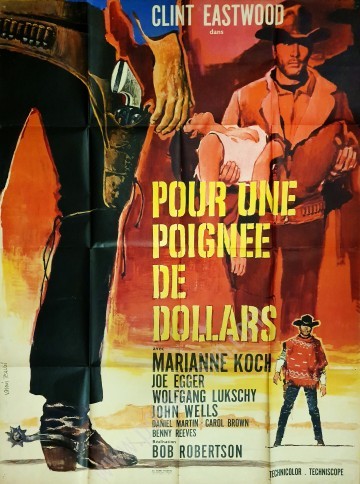 Affiche ancienne originale française Pour une poignée de dollars-posterissim