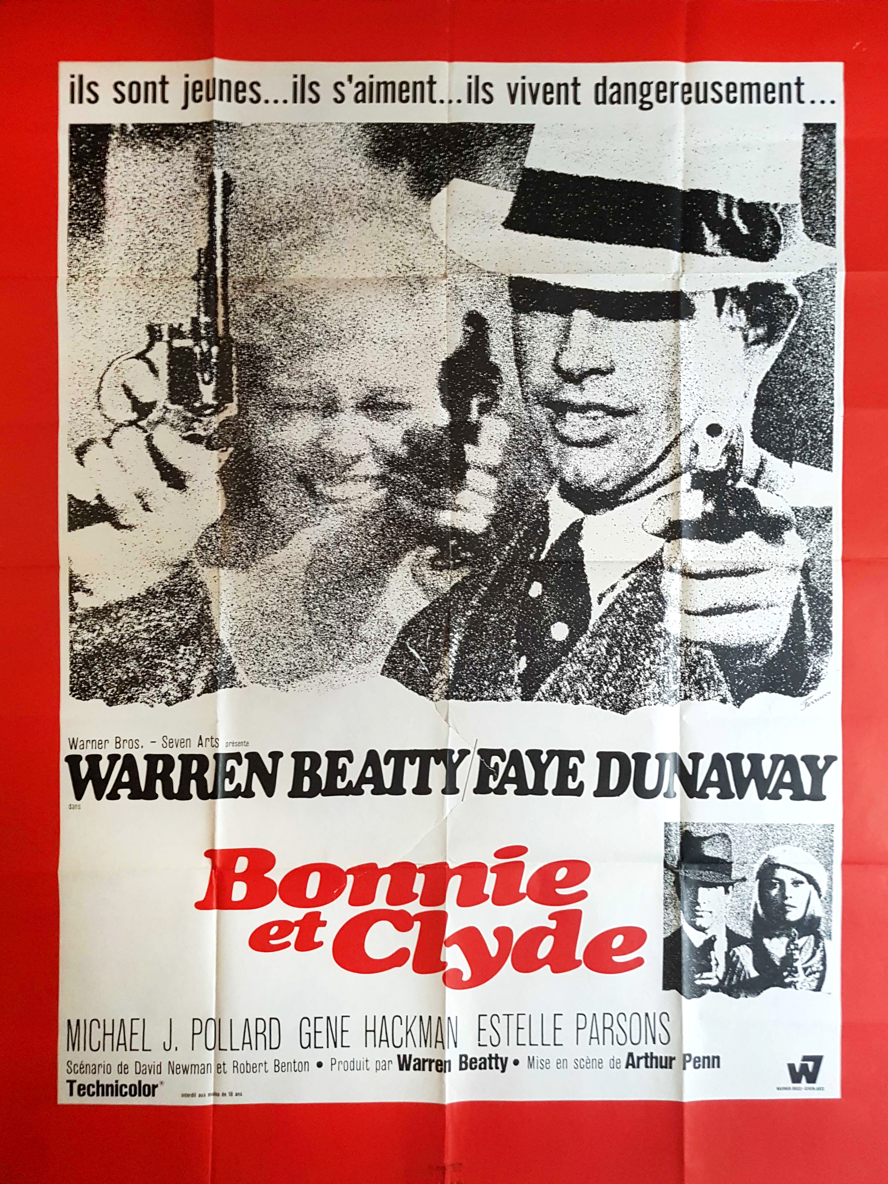 bonnie and clyde movie poster