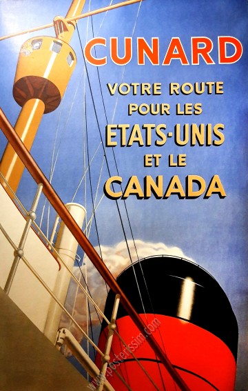 Cunard : Etats-Unis - Canada