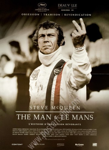 Affiche originale Steve McQueen The Man & Le Mans-posterissim