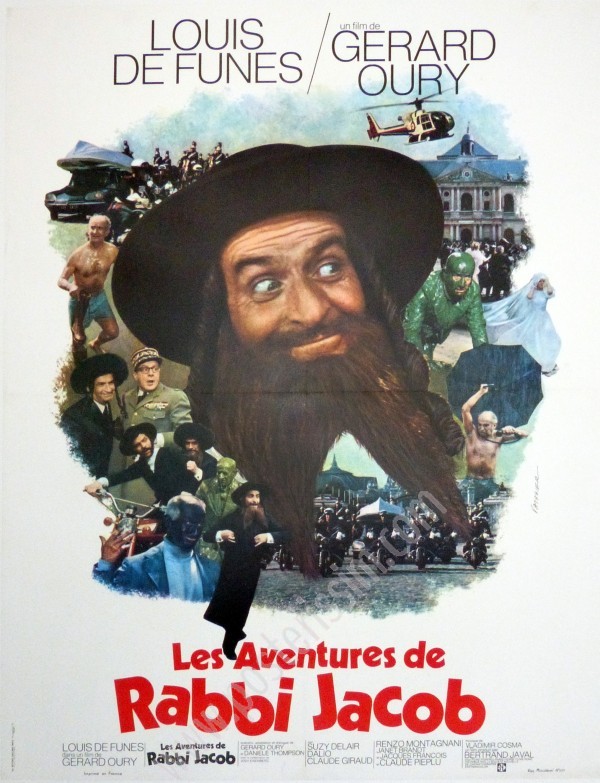 Affiche originale Les Aventures de Rabbi Jacob-posterissim