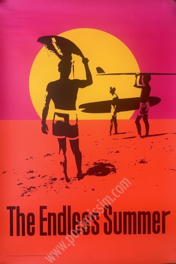 Sérigraphie originale The Endless Summer 50e anniversaire-posterissim