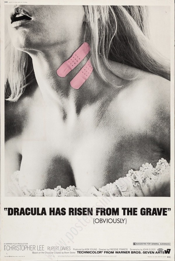 Original Poster Dracula has risen from the grave-posterissim