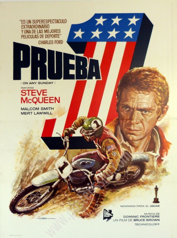 Original Spanish Poster On Any Sunday (Prueba 1)-posterissim