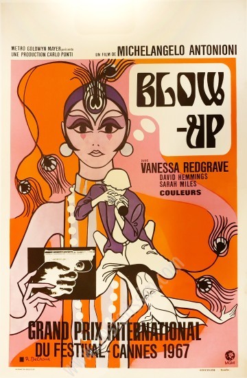 Affiche originale belge du film Blow Up-posterissim