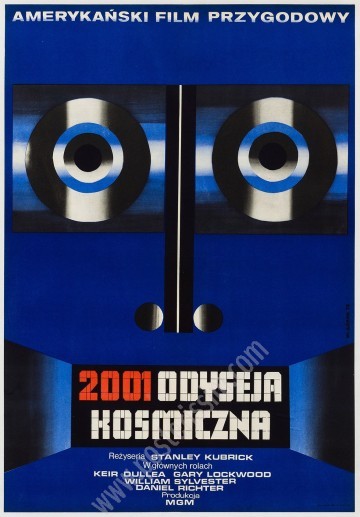 Affiche originale polonaise 2001 l'Odyssée de l'espace-posterissim