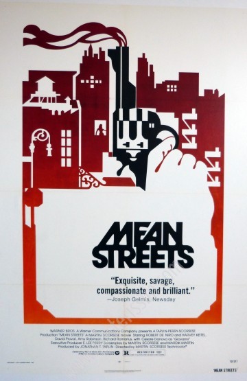 Original poster Mean Streets-posterissim