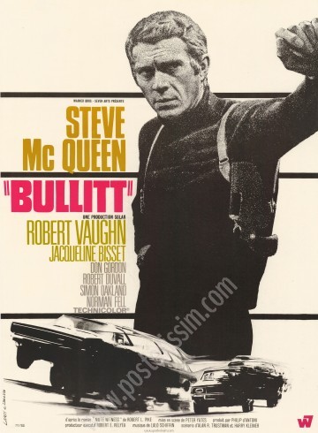 Affiche française originale Bullitt-1969-McQueen-Landi-Posterissim 