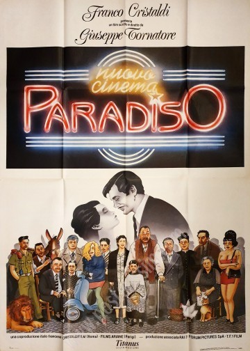 Affiche ancienne originale Cinema Paradisio-posterissim