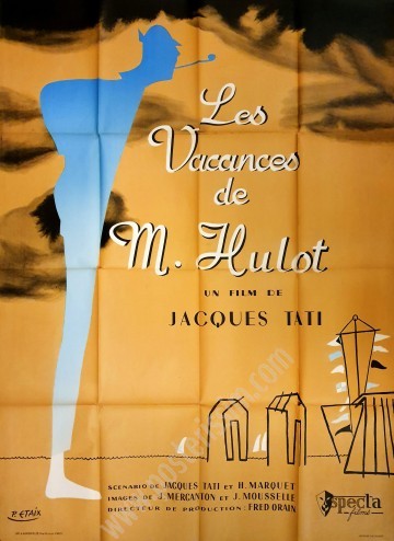 Les vacances de Mr Hulot de Jacques Tati-Posterissim