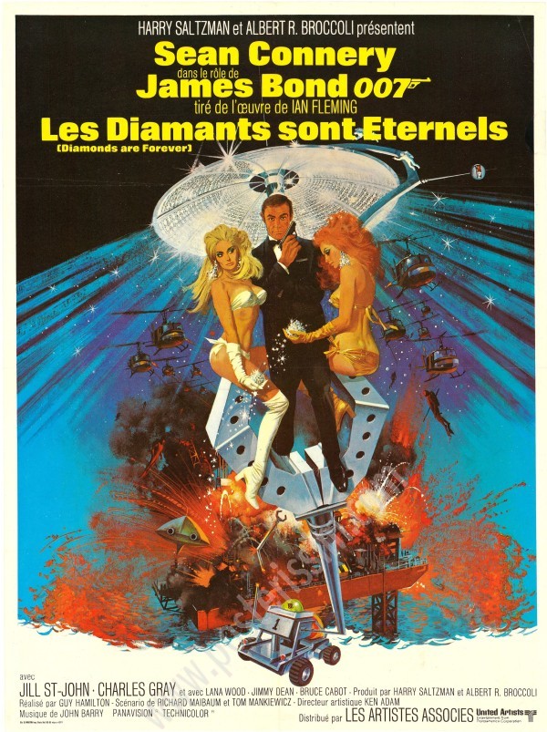 Affiche originale Les diamants sont éternels-posterissim