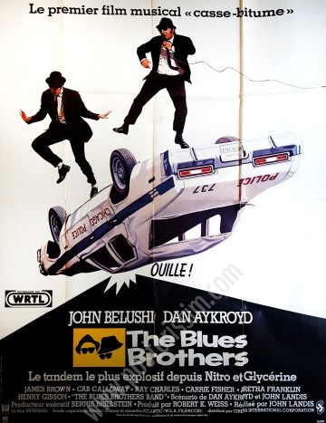 Affiche originale française de la comédie musicale The Blues Brothers-posterissim