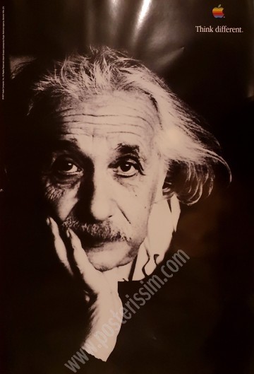 Affiche originale Think different Albert Einstein-posterissim