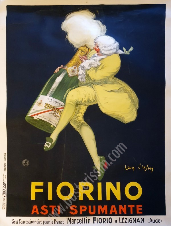 Affiche ancienne originale Fiorino Asti Spumante-posterissim