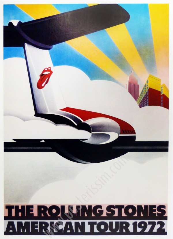 Affiche originale The Rolling Stones American Tour 1972-posterissim