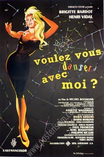 Affiche originale Voulez-vous danser avec moi?-Bardot-Posterissim