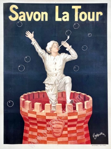 Affiche ancienne originale Savons La Tour, Cappiello-posterissim