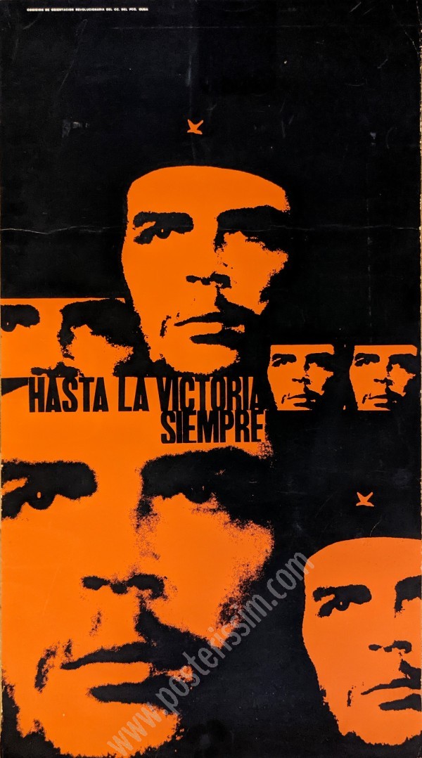 Affiche ancienne originale : Che Guevara, Hasta la victoria siempre-posterissim