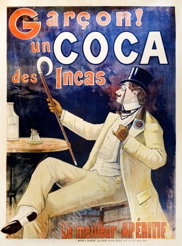 Affiche ancienne originale  Coca des Incas-posterissim