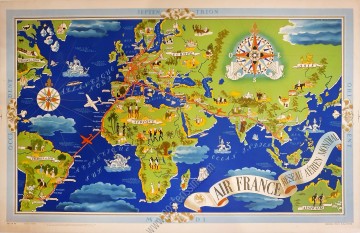 Air France : Réseau aérien mondial