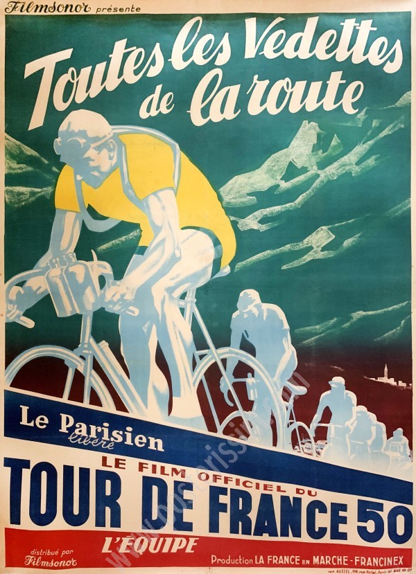 Affiche originale Le film officiel du Tour de France 50-posterissim