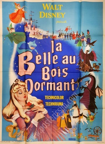 Affiche originale La belle au bois dormant-posterissim