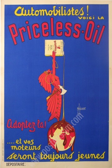 Affiche Priceless Oil-posterissim