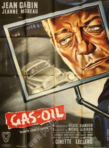 Affiche ancienne originale du film Gas-Oil-posterissim