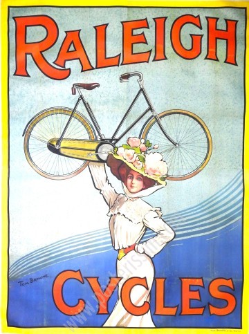 Affiche originale Raleigh Cycles-posterissim