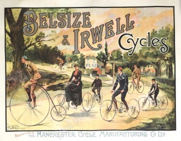 Affiche originale Belsize & Irwell Cycles-posterissim