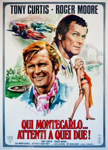 Affiche originale Qui Montecarlo... attenti a quei due Amicalement vôtre-posterissim