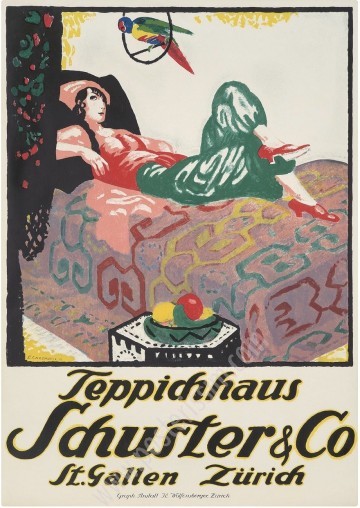 Affiche originale Tapis Schuster & Co-posterissim