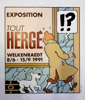 Affiche originale Tout Hergé-Posterissim