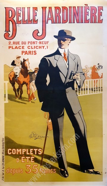 Affiche ancienne originale de publicité Belle Jardinière-posterissim