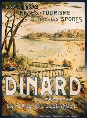 Affiche ancienne originale Dinard-posterissim