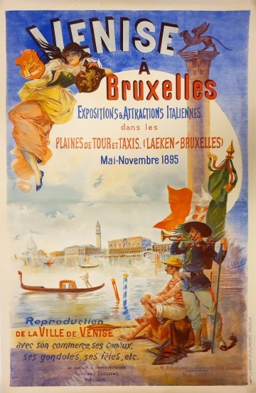 Venise à Bruxelles, expositions et attractions