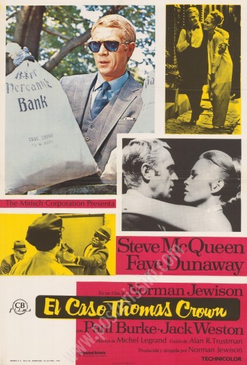 Original Spanish poster The Thomas Crown affair-Posterissim