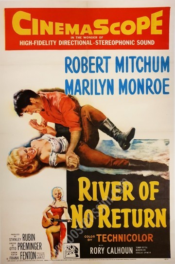 Affiche ancienne originale River of no return-posterissim