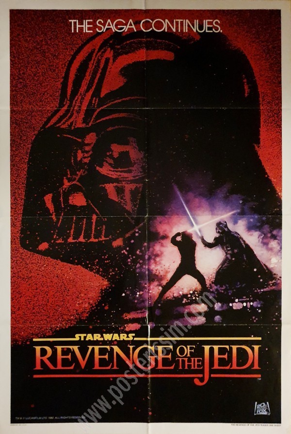 Affiche ancienne originale Star Wars, Episode VI: Le retour du Jedi-posterissim